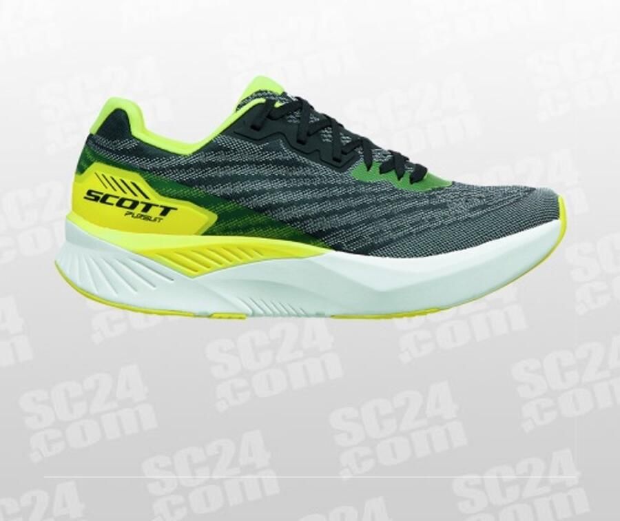 Scott Pursuit Hardloopschoenen Zwart Geel