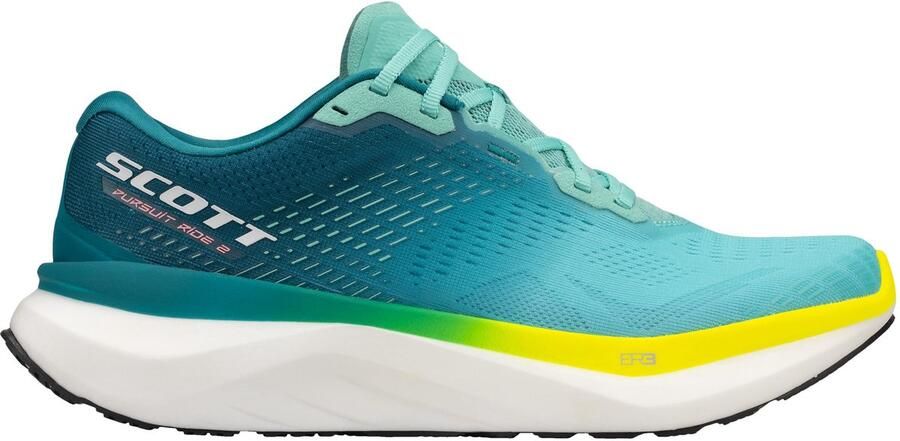 Scott Pursuit Ride 2 Hardloopschoenen Dames Blauw Geel