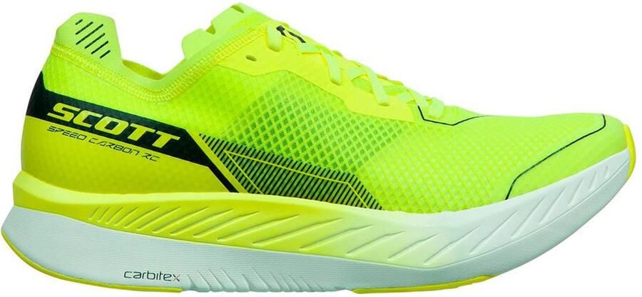 Scott Speed Carbon Rc Hardloopschoenen Geel 1 2 Man