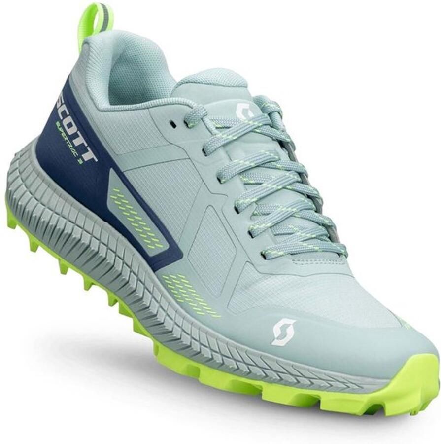 Scott Supertra Dames Hardloopschoenen FRESH GREEN METAL BLUE