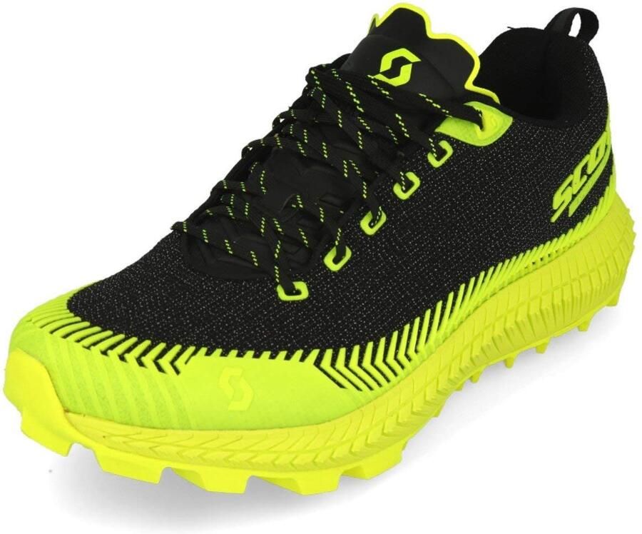 Scott Supertrac Ultra RC Hardloopschoenen Zwart Geel