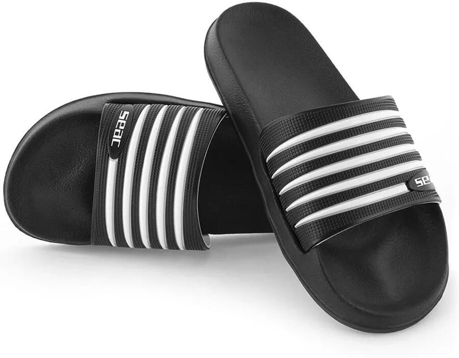 Seac sub Zebra Slippers Zwart