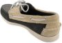 Sebago Dockside Portland Spinnaker Nubuck Blue Navy Offwhite - Thumbnail 1