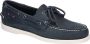 Sebago Blauwe Marine Loafers Crazy Stijl Blue Heren - Thumbnail 1