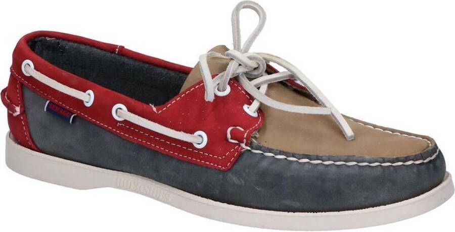 Sebago Dockside Grijze Bootschoenen Heren