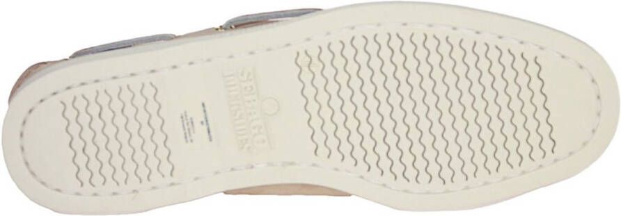 Sebago Docksides Portland Nubuck Beige-Camel