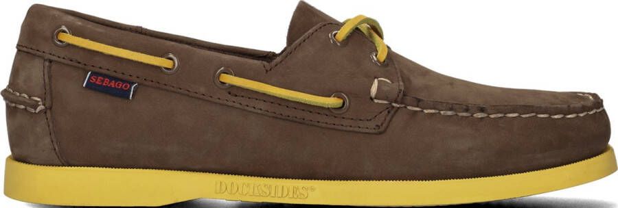 Sebago Docksides Veterschoenen Heren Bruin