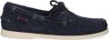Sebago Veterschoen Heren Portland Flesh Out Blue Navy Blauw - Blauw