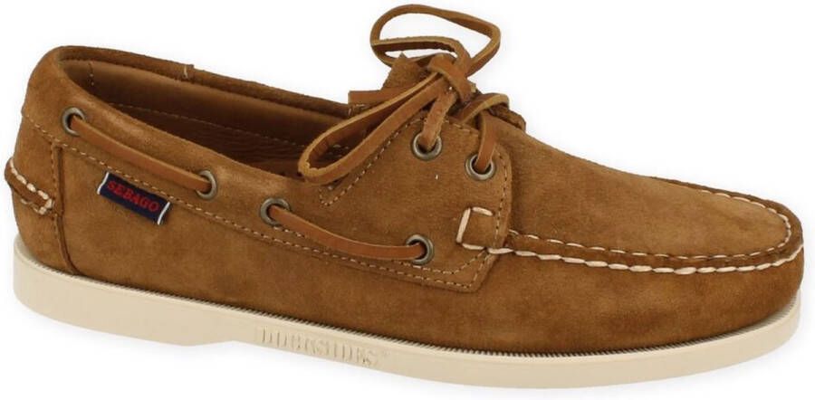 Sebago heren portland flesh out brown cognac COGNA