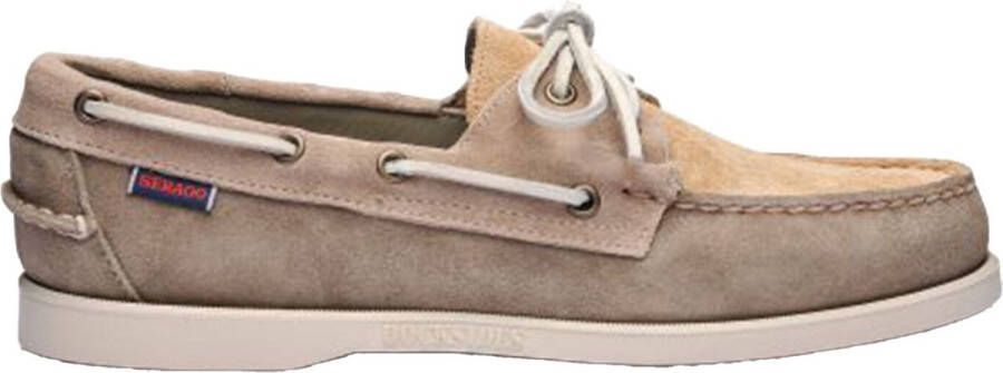 Sebago heren Portland JIB Sage BEIGE