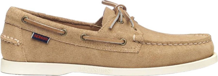 Sebago Bekijk hier de Flesh Out 906 BEIGE CAMEL van by SHUZ veterschoenen heren 906 BEIGE CAMEL Suede - Foto 3