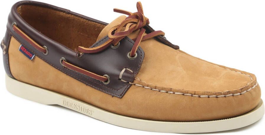 Sebago Schoenen Docksides Portland Beige Bruin Heren Instappers