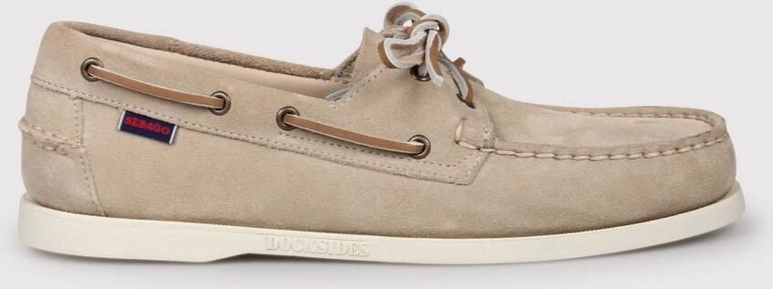 Sebago Authentic Original Boat Shoe Suede Leather Dove Grey Loafers