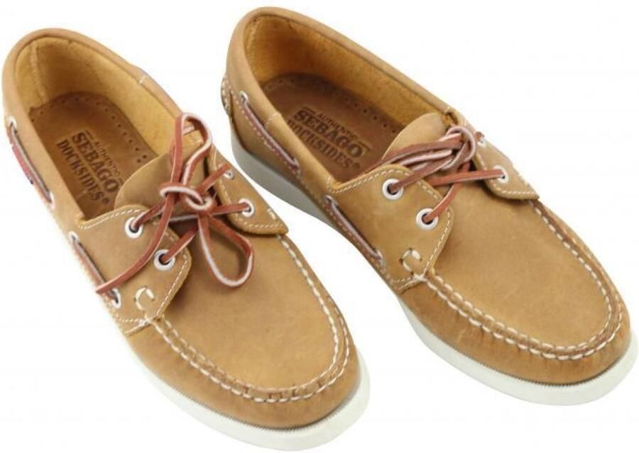 Sebago Bootschoenen docksides crazy men brown bootsch