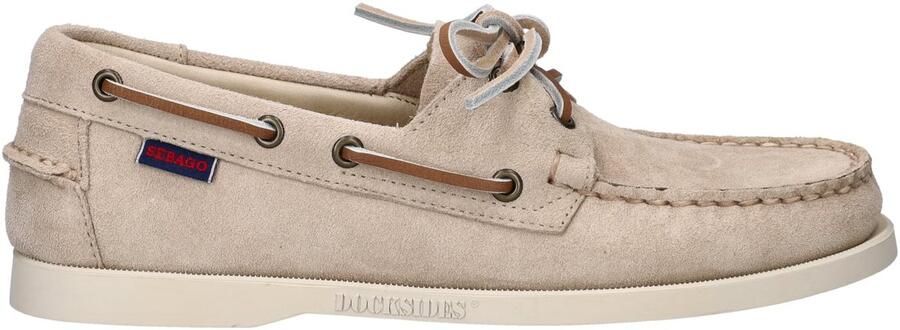Sebago Authentic Original Boat Shoe Suede Leather Dove Grey Loafers