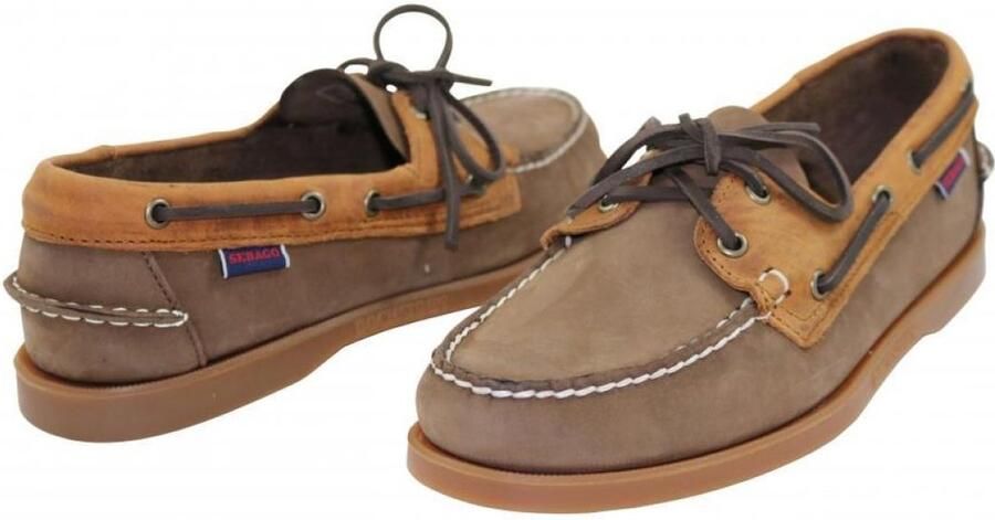 Sebago Bootschoenen portland rookies dk brown docksid - Foto 2