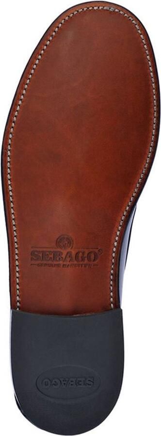 Sebago Schoenen Zwart Leer Classic dan w loafers zwart