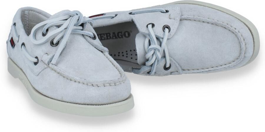 Sebago Dames Dockside Flesh Out Full White Beige