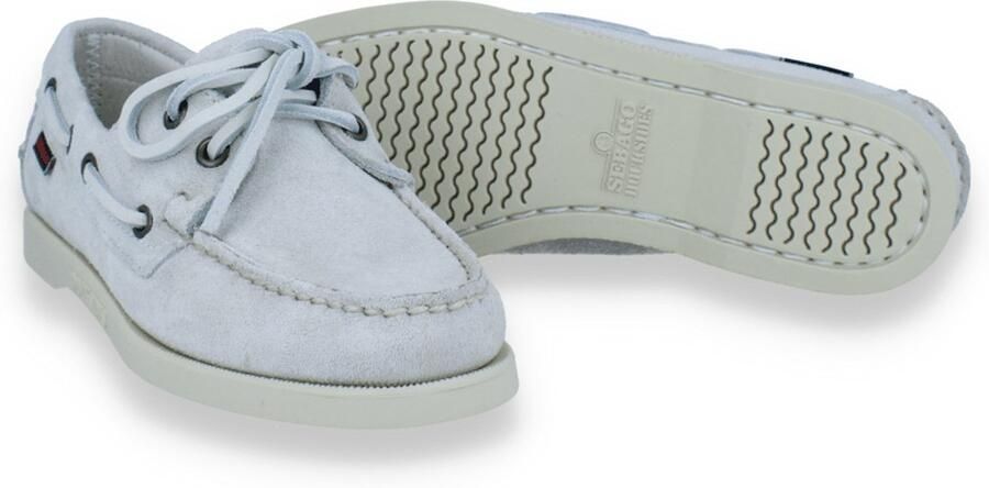 Sebago Dames Dockside Flesh Out Full White Beige