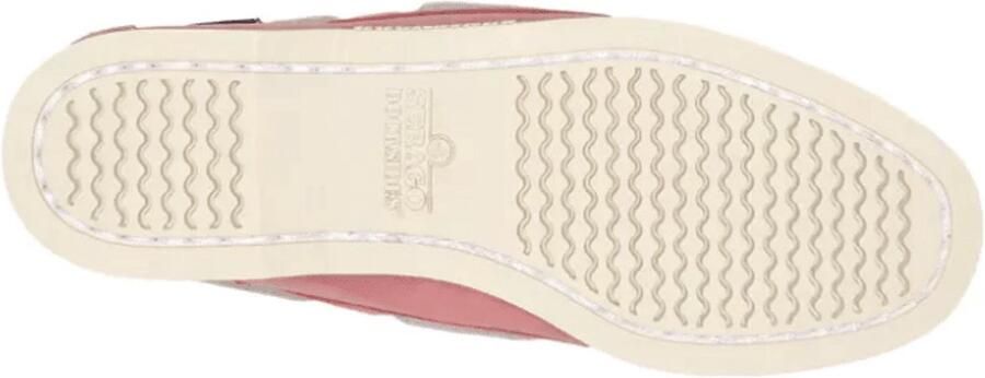 Sebago Dames Dockside Portland Nubuck Pink-white Rose - Foto 3