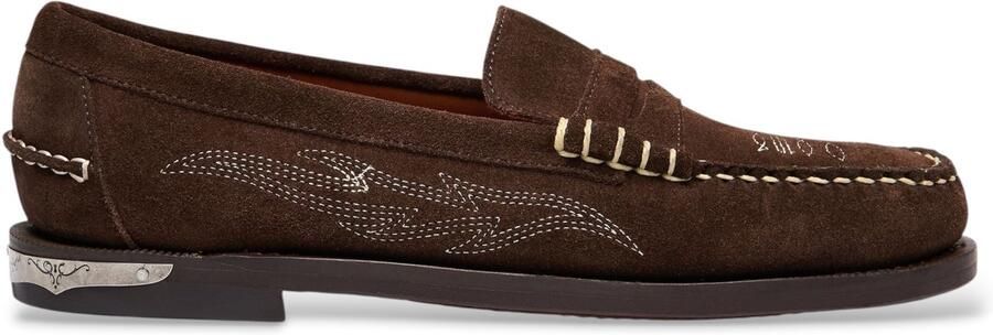 Sebago Dan Dallas bruine leren mocassins