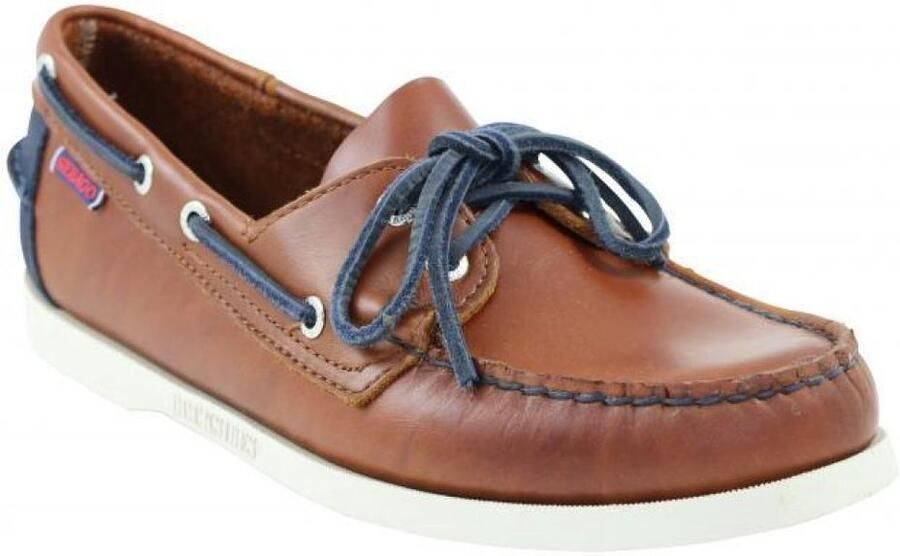 Sebago Dockside Heren Cognac Cogna Navy