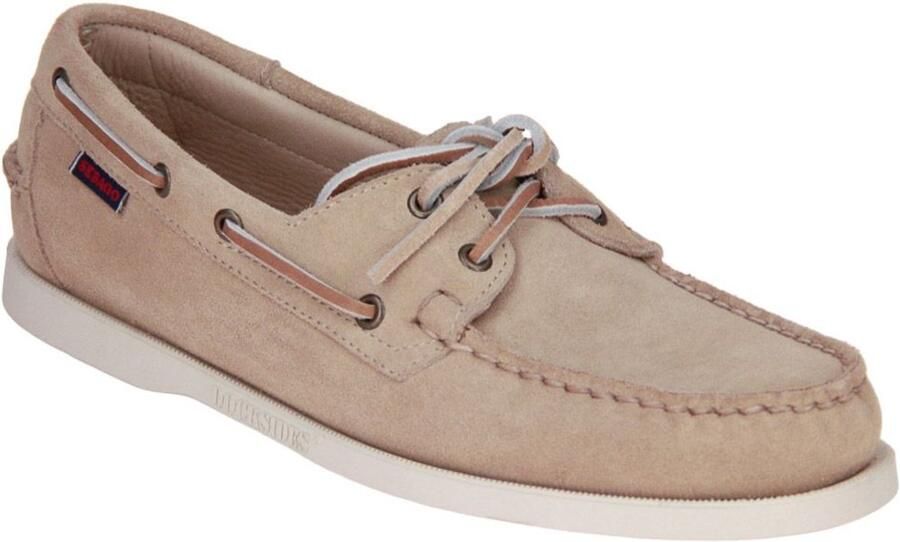 Sebago Authentic Original Boat Shoe Suede Leather Dove Grey Loafers - Foto 2