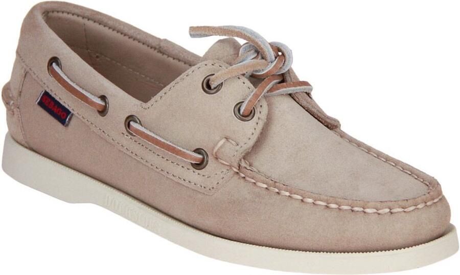 SEBAGO Veterschoenen Dames Portland Suède Taupe - Foto 7