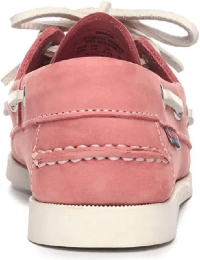 Sebago Dames Dockside Portland Nubuck Pink-white Rose - Foto 2