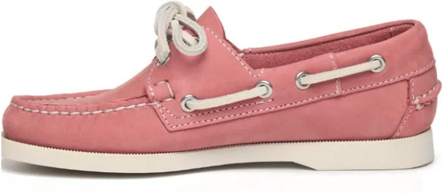 Sebago Dames Dockside Portland Nubuck Pink-white Rose - Foto 2