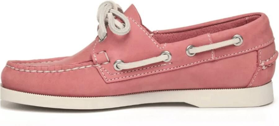 Sebago Dames Dockside Portland Nubuck Pink-white Rose - Foto 3