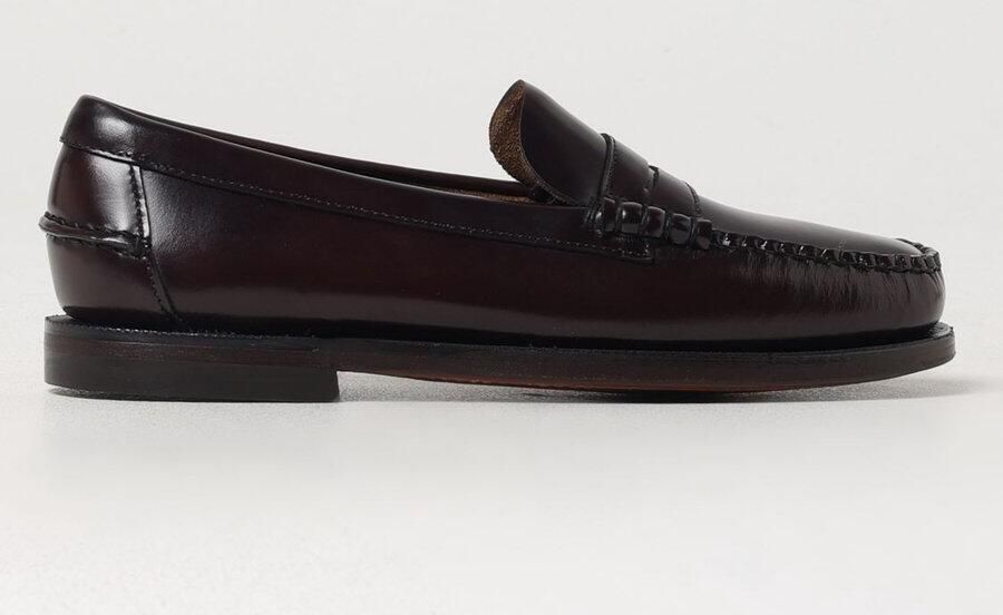 Sebago Docksides Penny Loafer Leather Wo Brown