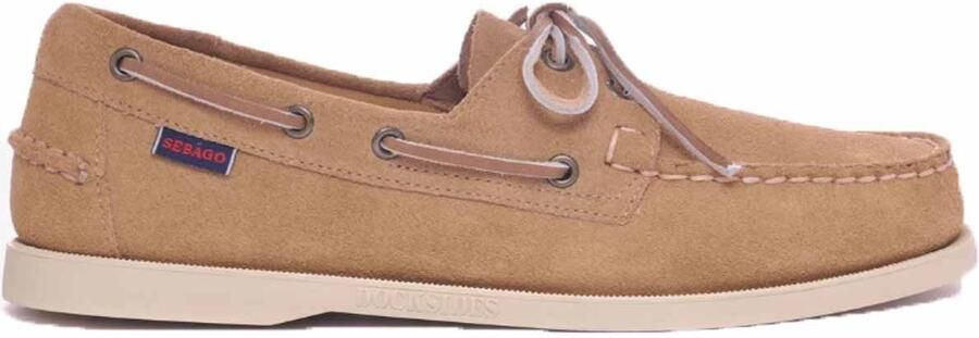 Sebago Docksides Portland bootschoen heren suède boat shoe antislip zool