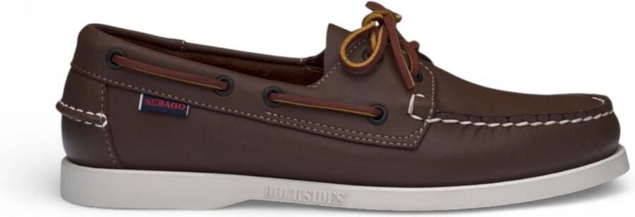 Sebago Docksides Portland bruin leren bootschoenen - Foto 2