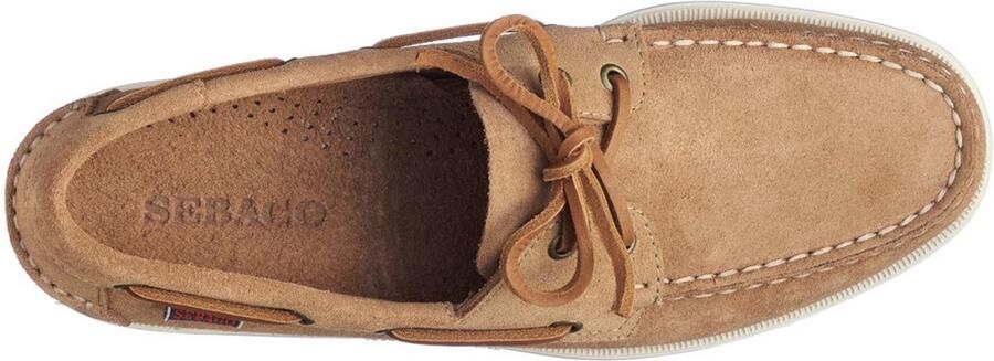 Docksides Sebago Docksides Portland bootschoen heren brown cognac