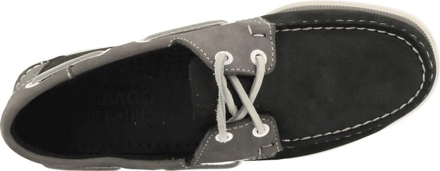 Sebago Docksides Portland Spinnaker Nubuck Blue Navy Grey