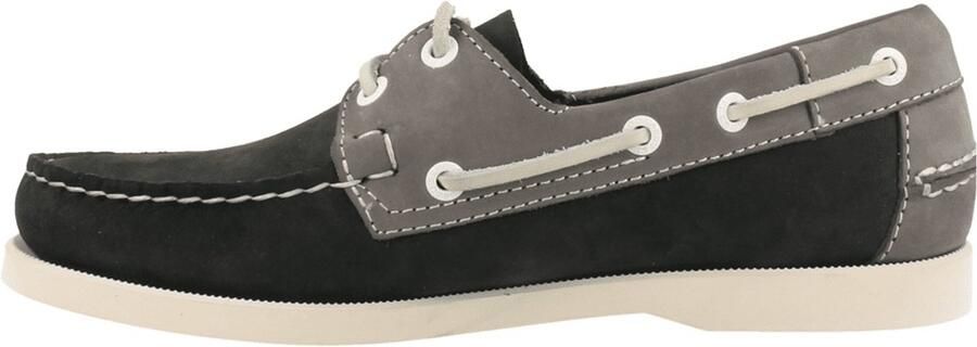 Sebago Docksides Portland Spinnaker Nubuck Blue Navy Grey