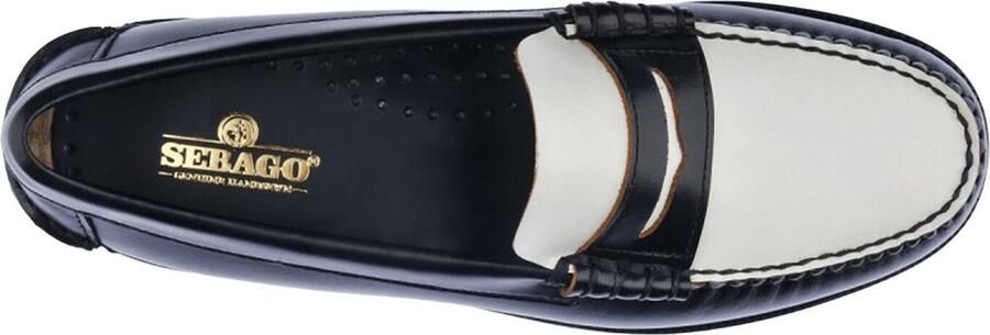 Sebago Met de hand gemaakt leren mocassin klassieke stijl Black Heren - Foto 3