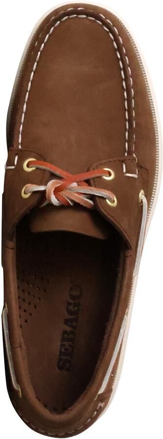 SEBAGO Veterschoenen Heren Docksides Maat: 41 5 Materiaal: Nubuck Kleur: Bruin - Foto 7