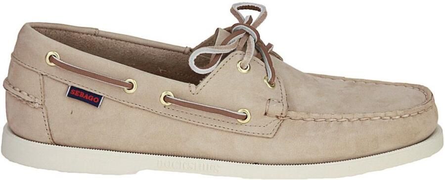 SEBAGO Veterschoenen Heren Docksides Maat: 46 5 Materiaal: Nubuck Kleur: Camel - Foto 7