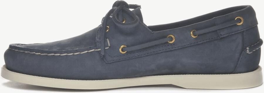 Sebago Heren Dockside Portland Nubuck Blue Universe Blauw