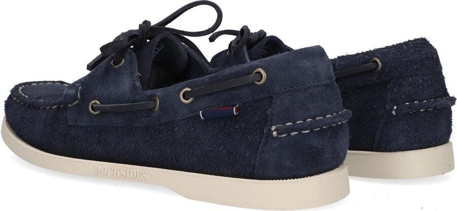 Sebago Veterschoen Heren Portland Flesh Out Blue Navy Blauw - Foto 5