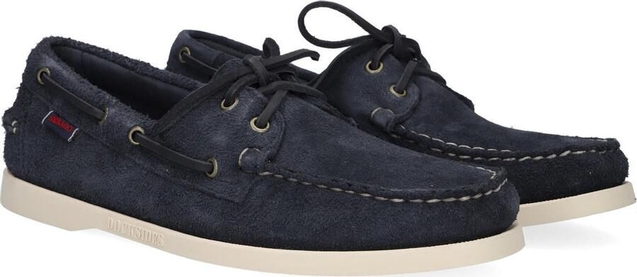 Sebago Veterschoen Heren Portland Flesh Out Blue Navy Blauw - Foto 6