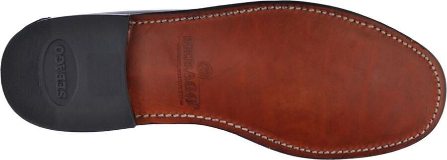 Sebago Met de hand gemaakt leren mocassin klassieke stijl Black Heren