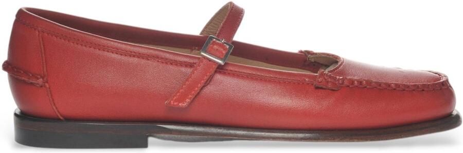 Sebago Leren ballerina's Pop