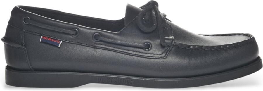 Sebago Zwarte Nautico Docksides Portland Schoenen - Foto 2