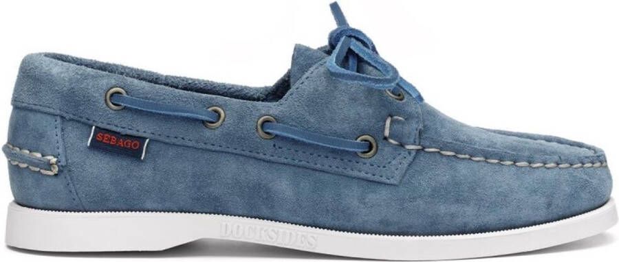 Sebago Portland Flesh Out Indigo BLAUW - Foto 3