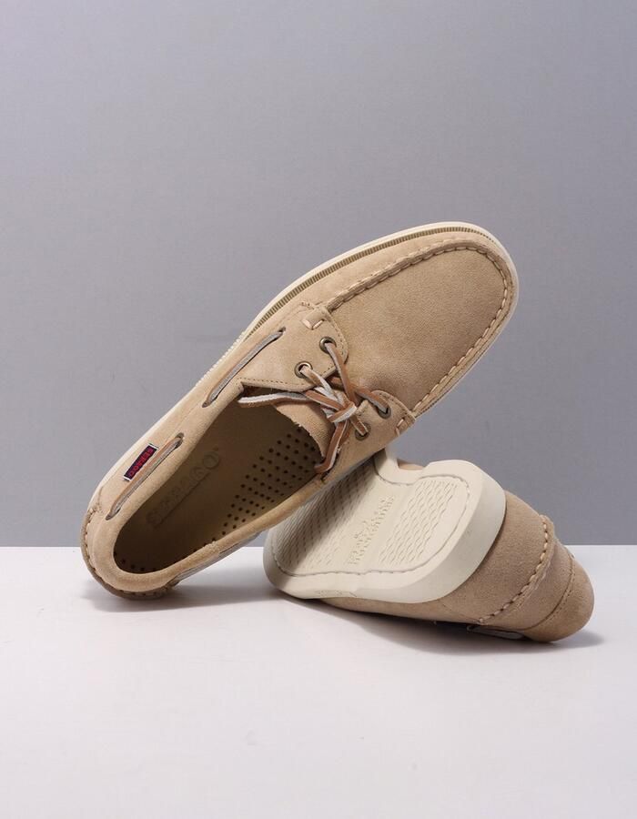Sebago Bekijk hier de Flesh Out 906 BEIGE CAMEL van by SHUZ veterschoenen heren 906 BEIGE CAMEL Suede - Foto 7