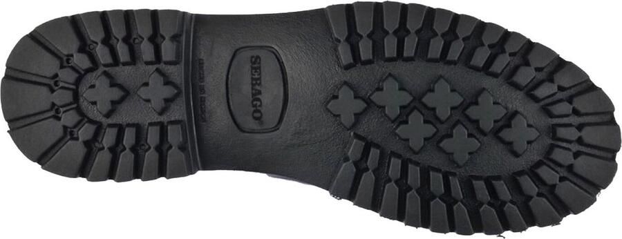 Sebago Zwarte leren platte schoenen voor het winterseizoen Black Dames - Foto 3