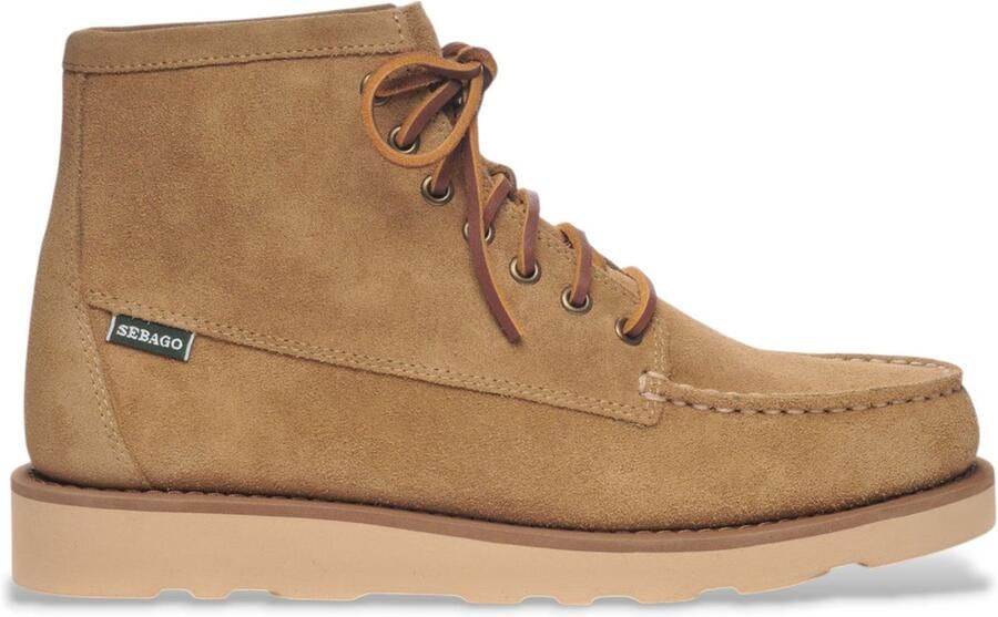 Sebago Beige Suède Enkellaarsjes met Halfhoge Schacht - Foto 2